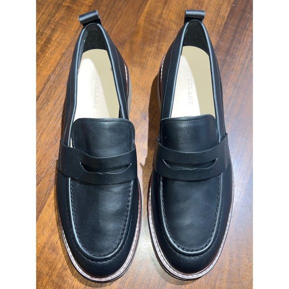 Everlane Black Loafers with Tan Sole - Picture 4 of 12
